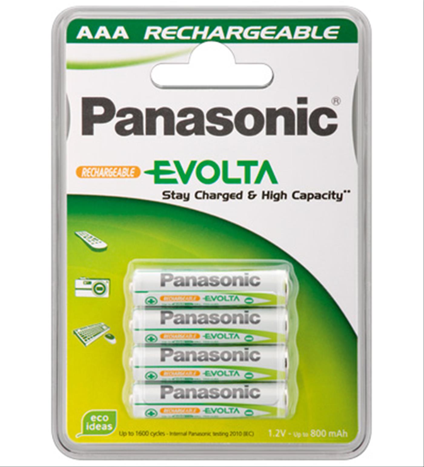 Pila Panasonic Aaa Alkaline 12v 4 Unidades Recargable